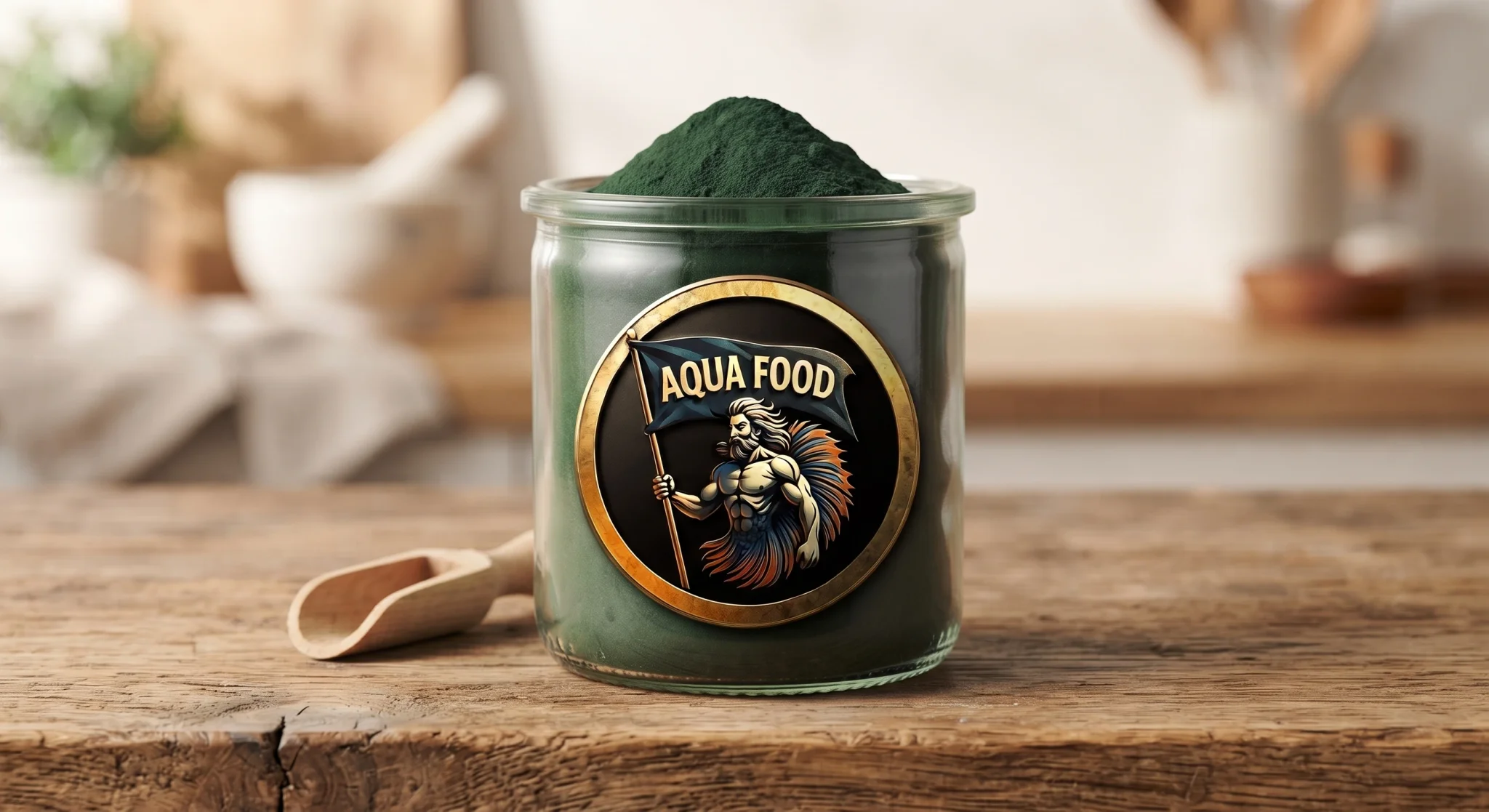 AQUA Food Saf Spirulina Tozu  - Akvaryum Balık ve Karides Yemi Takviyesi / Yavru Balık Geliştirici ve Renklendirici