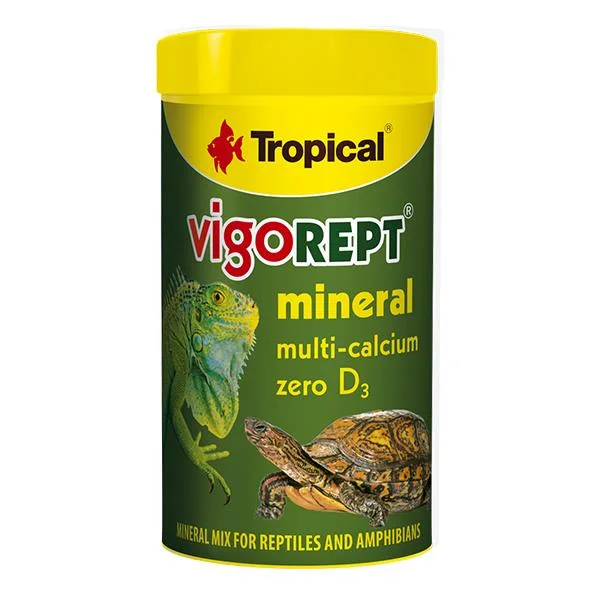 Tropical Vigorept Mineral (Multi-Calcium+D3)100ml/60Gr ( Sürüngen Mineral Takviyesi )